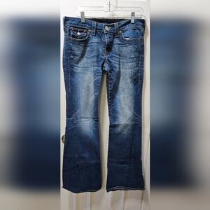 True Religion Dark Blue Flare Jeans